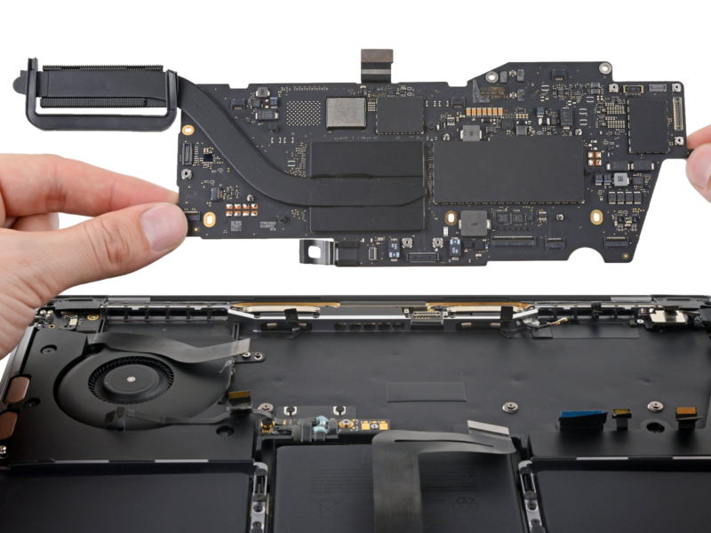 MBP M1 MLB 1 Brak dźwięku MacBook Pro M1 A2338